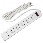 Сетевой фильтр Uniel S-GSR5-3 U2C1 WHITE/GREY UL-00012109 250_100_Array